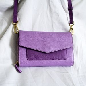 Vera Bradley Over the Shoulder Leather Purse Small